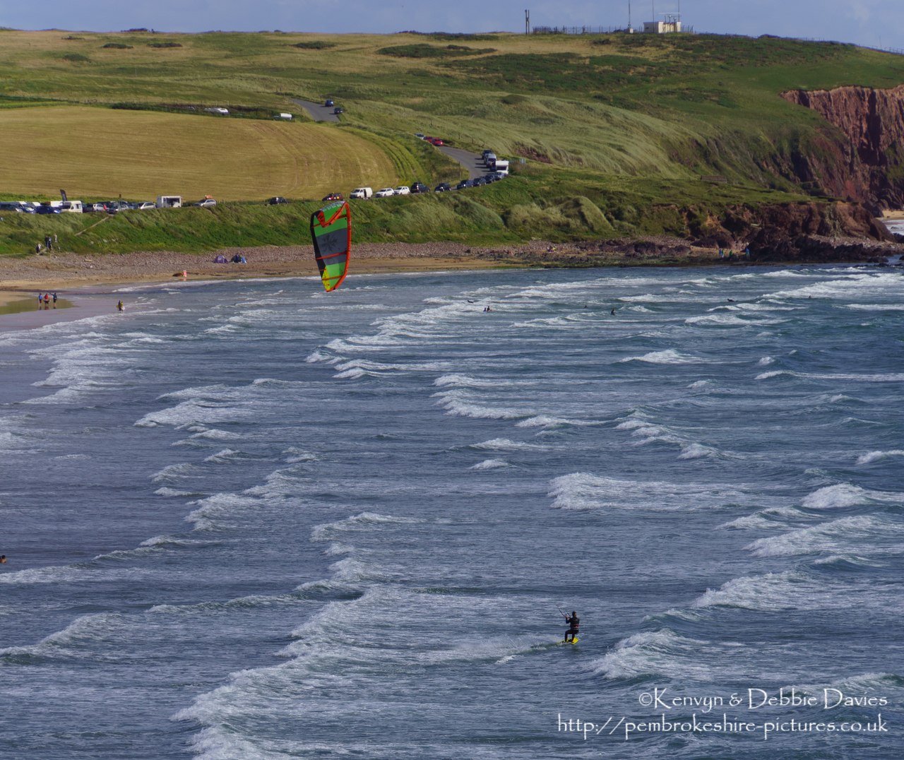 Freshwater West in South Pembrokeshire, Wales